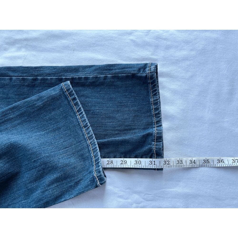Cinch Ada Jeans Size 30/9R Bootcut Western Medium Wash Thick Stitch - Picture 2 of 9